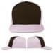 USA Made Black-Pink Low Crown 5 Panel Cap