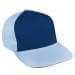 Navy Low Crown 5 Panel-Light Blue Back Half, Visor