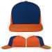 USA Made Navy-Orange Low Crown 5 Panel Cap