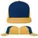 USA Made Navy-Athletic Gold Low Crown 5 Panel Cap