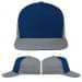 USA Made Navy-Light Gray Low Crown 5 Panel Cap