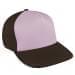 Pink Low Crown 5 Panel-Black Back Half, Visor