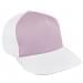 Pink Low Crown 5 Panel-White Back Half, Visor