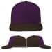 USA Made Purple-Black Low Crown 5 Panel Cap