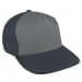 Light Gray Low Crown 5 Panel-Dark Gray Back Half, Visor