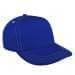 Royal Blue Low Crown 5 Panel-White Stitching, Eyelets