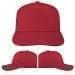 USA Made Red-Royal Blue Low Crown 5 Panel Cap