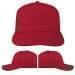 USA Made Red-Navy Low Crown 5 Panel Cap