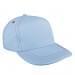Light Blue Low Crown 5 Panel-Red Stitching, Eyelets
