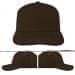 USA Made Black-Putty Low Crown 5 Panel Cap