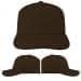 USA Made Black-Orange Low Crown 5 Panel Cap