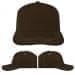 USA Made Black-White Low Crown 5 Panel Cap