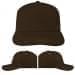 USA Made Black-Athletic Gold Low Crown 5 Panel Cap