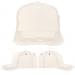USA Made White-Red Low Crown 5 Panel Cap