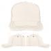 USA Made White-Black Low Crown 5 Panel Cap