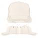 USA Made White-Black Low Crown 5 Panel Cap