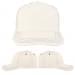 USA Made White-Navy Low Crown 5 Panel Cap