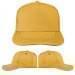 USA Made Athletic Gold-Black Low Crown 5 Panel Cap