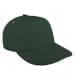Hunter Green Low Crown 5 Panel-Khaki Stitching, Eyelets