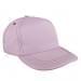 Pink Low Crown 5 Panel-Black Stitching, Eyelets