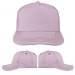 USA Made Pink-Black Low Crown 5 Panel Cap
