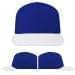 USA Made Royal Blue-White Low Crown 5 Panel Cap