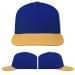 USA Made Royal Blue-Athletic Gold Low Crown 5 Panel Cap