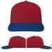 USA Made Red-Navy Low Crown 5 Panel Cap