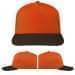 USA Made Orange-Black Low Crown 5 Panel Cap