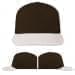 USA Made Black-Putty Low Crown 5 Panel Cap