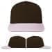USA Made Black-Pink Low Crown 5 Panel Cap