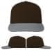 USA Made Black-Light Gray Low Crown 5 Panel Cap