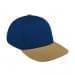 Navy Low Crown 5 Panel-Khaki Button, Visor