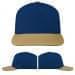 USA Made Navy-Khaki Low Crown 5 Panel Cap