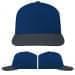 USA Made Navy-Dark Gray Low Crown 5 Panel Cap