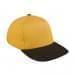 Athletic Gold Low Crown 5 Panel-Black Button, Visor