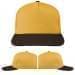USA Made Athletic Gold-Black Low Crown 5 Panel Cap