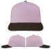 USA Made Pink-Black Low Crown 5 Panel Cap