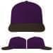 USA Made Purple-Black Low Crown 5 Panel Cap