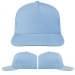 USA Made Light Blue Low Crown 5 Panel Cap