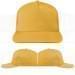 USA Made Athletic Gold Low Crown 5 Panel Cap