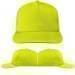 USA Made Safety Green Low Crown 5 Panel Cap