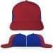 USA Made Red-Royal Blue Low Crown 5 Panel Cap
