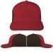 USA Made Red-Black Low Crown 5 Panel Cap