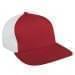 Red Low Crown 5 Panel-White Back Half