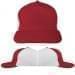 USA Made Red-White Low Crown 5 Panel Cap