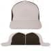USA Made Putty-Black Low Crown 5 Panel Cap