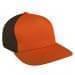 Orange Low Crown 5 Panel-Black Back Half