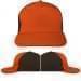 USA Made Orange-Black Low Crown 5 Panel Cap