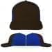 USA Made Black-Royal Blue Low Crown 5 Panel Cap